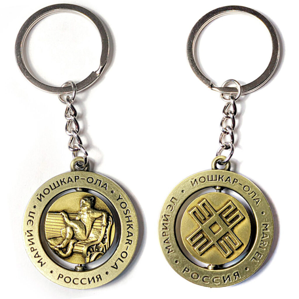 БРЕЛОК «КОТ+СИМВОЛ» ЙОШКАР-ОЛА / МАРИЙ ЭЛ